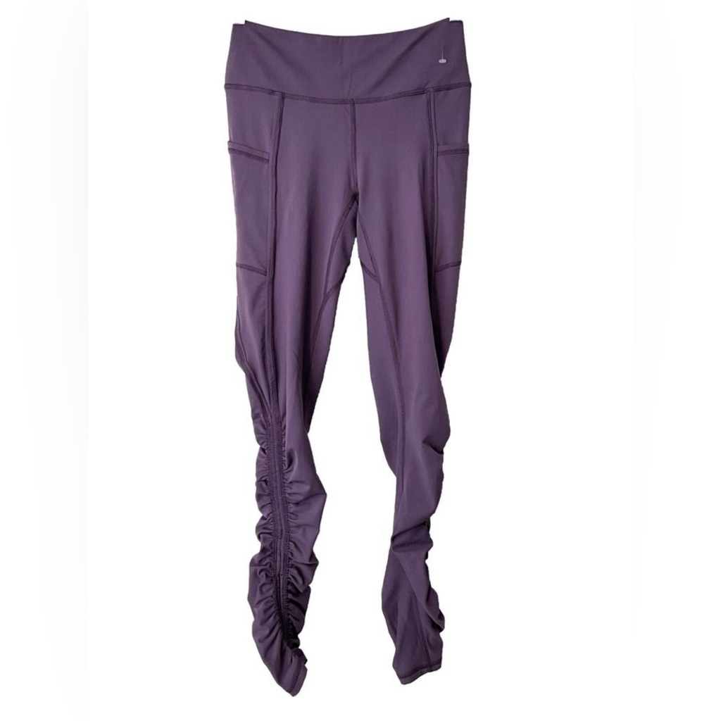 Free People Purple Leggings Size Extra Small Nwt Brand New 118Retail 109
